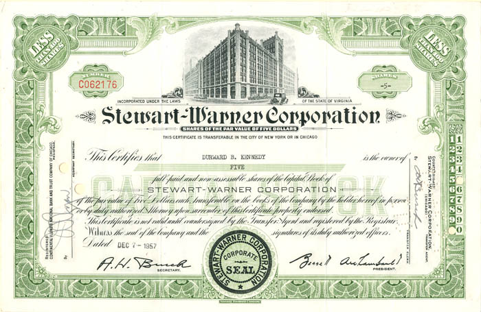 Stewart-Warner Corporation